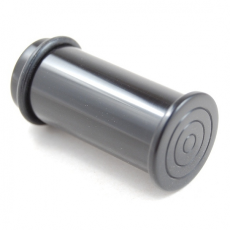 Transscrotal polymer plug Transscrotal polymer plug